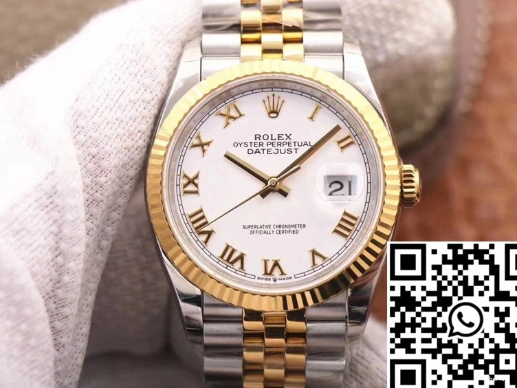 Factory Dial Rolex EW White M126233-0029 Datejust 0120